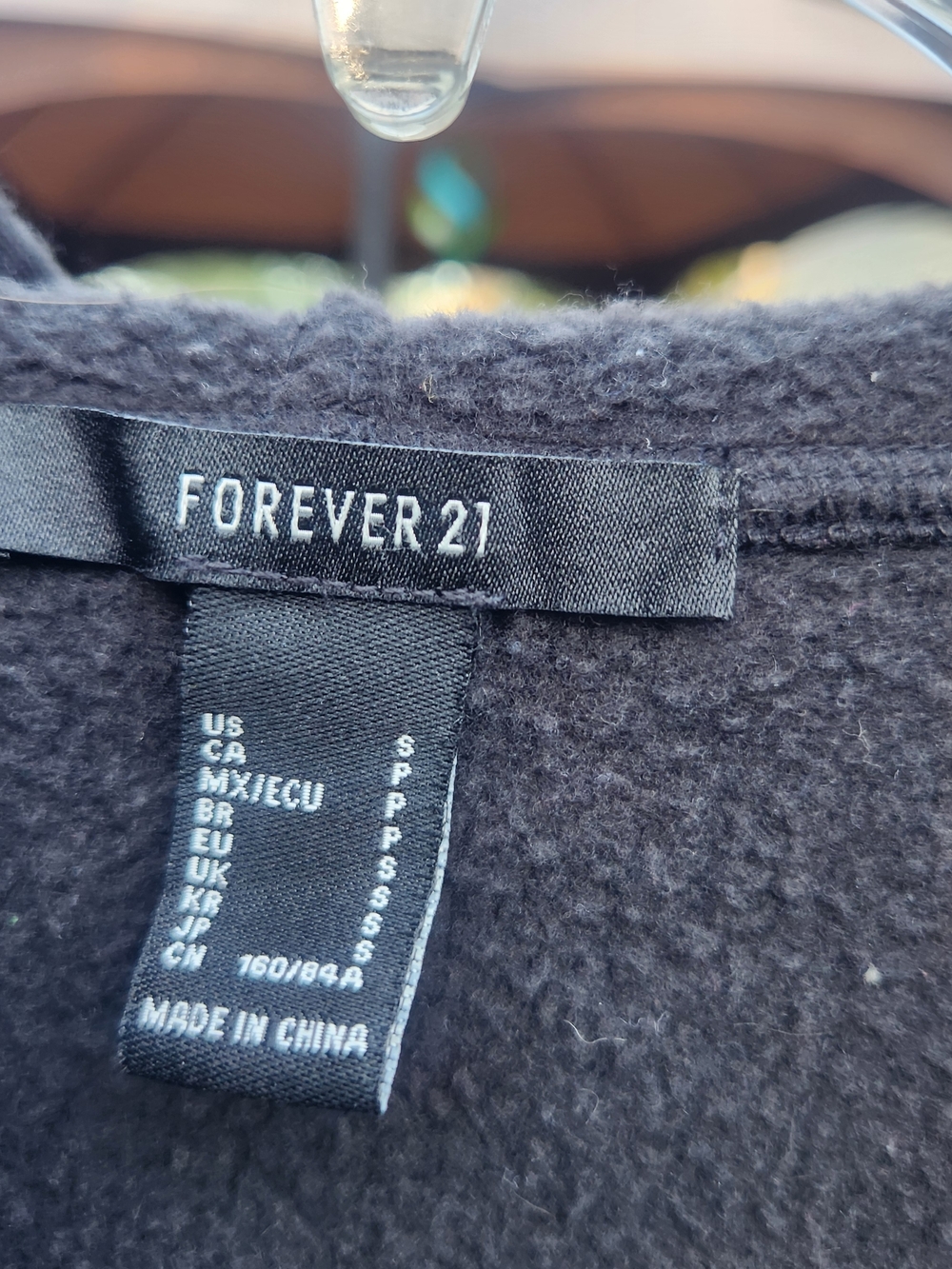 Forever 21 "It's OK To Not Feel OK" Black Hoodie W/ Purple Graphics Womens Small - Picture 10 of 11